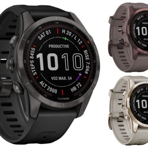 Garmin Fenix 7S SAPPHIRE SOLAR – GPS Multisport Smartwatch