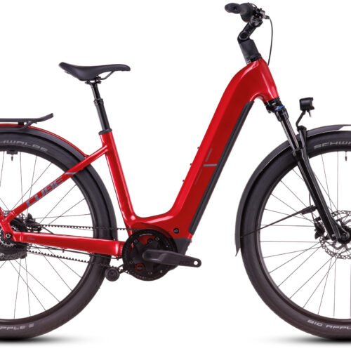 Cube Kathmandu Hybrid Comfort Pro 800 Easy Entry electricred